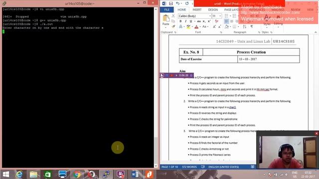 Unix and Linux lab experiment 8 смотреть онлайн