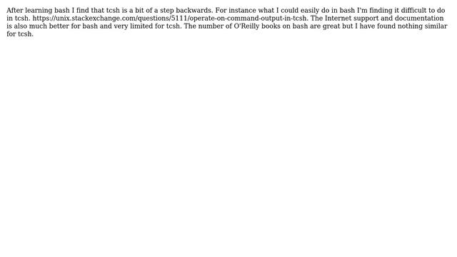 Unix & Linux: Which shell should I use - tcsh vs bash? (6 Solutions!!) смотреть онлайн