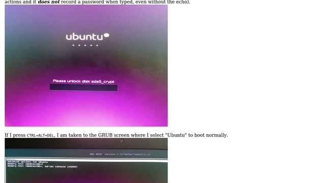 Ubuntu 16.04 - cannot enter password at disk decryption splash screen смотреть онлайн