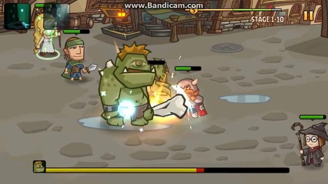 POCKET HEROES BOSS 1 FIGHT