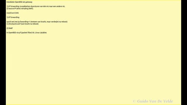 OpenBSD als een gateway смотреть онлайн
