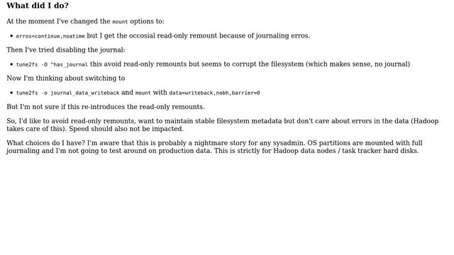 DevOps & SysAdmins: ext4 on faulty disks. How to avoid remount read-only? (2 Solutions!!) смотреть онлайн