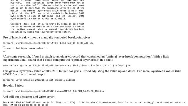 Command line to burn DVD+R DL media on Linux? смотреть онлайн