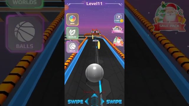 Sky Rolling Ball 3D - All Level Gameplay Android, iOS #1 смотреть онлайн