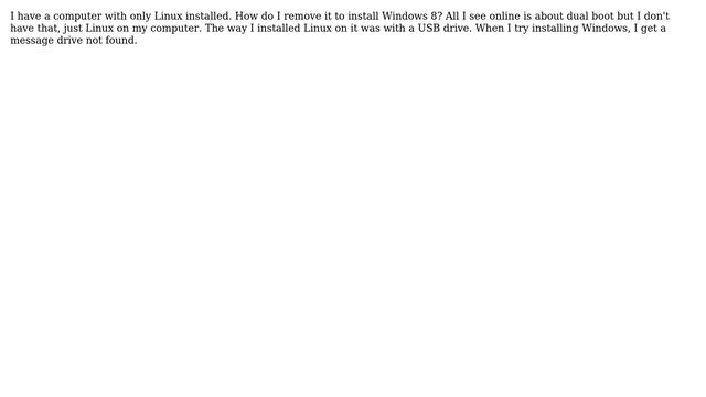 How to remove Linux Mint to install Windows 8? смотреть онлайн