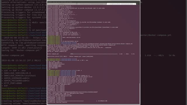 ownCloud server Installation смотреть онлайн