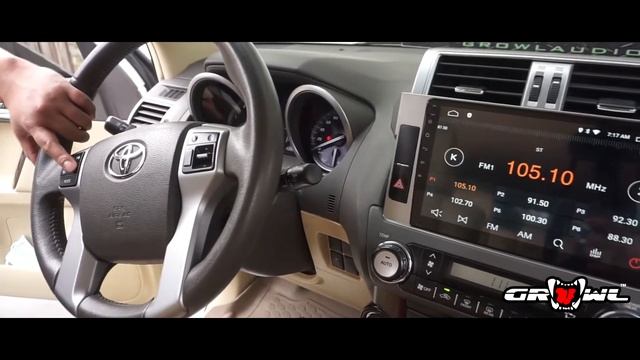 TOYOTA LC PRADO 10 INCH ANDROID HEAD UNIT 01-10-2021 INSTALLED! смотреть онлайн