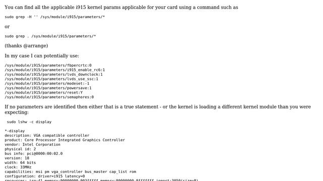 Ubuntu: How can I know/list available options for kernel modules? (3 Solutions!!) смотреть онлайн