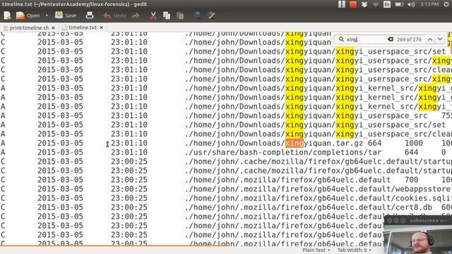 Pentester Academy Linux Forensics course First steps after mounting an image part6 examining the... смотреть онлайн