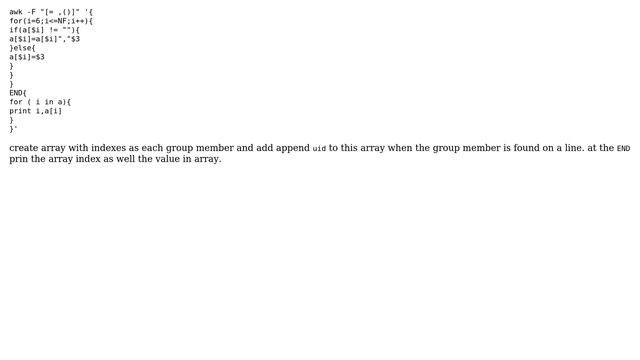 Unix & Linux: I want to manipulate the group file entries (3 Solutions!!) смотреть онлайн