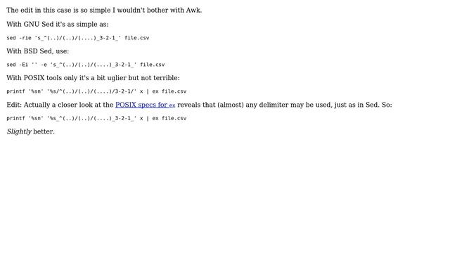 Unix & Linux: Convert a column in-place on CSV (4 Solutions!!) смотреть онлайн