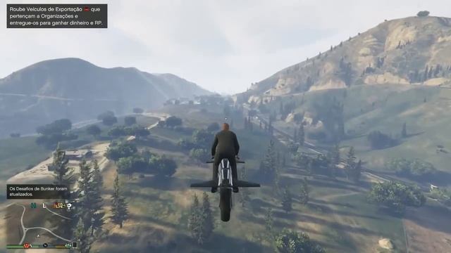 Como Voar Com a Moto Foguete no GTA V Online PC смотреть онлайн