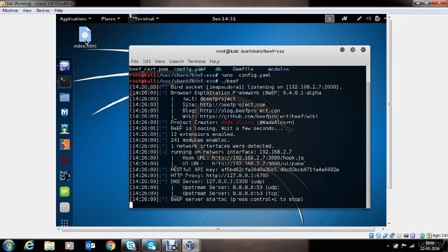 User Browser hacking using Beef exploitation framework смотреть онлайн