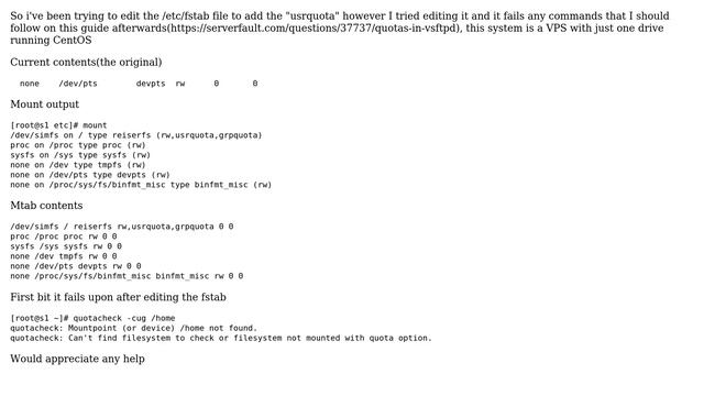 DevOps & SysAdmins: Editing /etc/fstab to add quota restriction (2 Solutions!!) смотреть онлайн