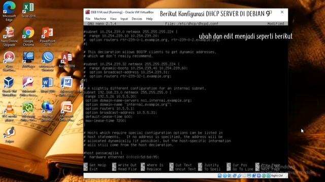 Konfigurasi IP Dan DHCP Server | Di Debian 9 | смотреть онлайн
