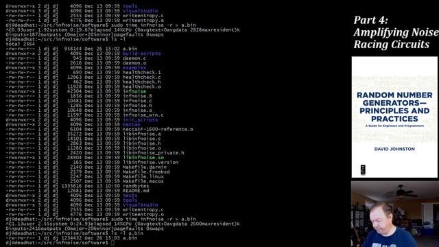 Random Number Generators 6 - Entropy Sources - Noise Amplification and Racing Circuits смотреть онлайн