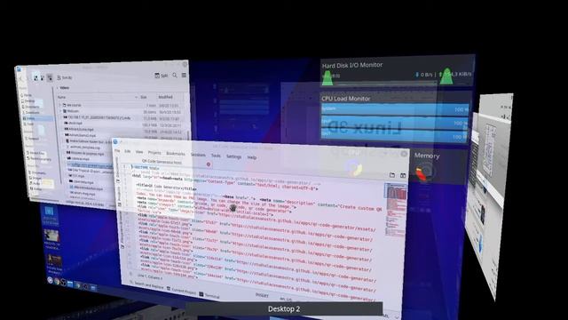 #clubcodigocero Kubuntu Linux Escritorio 3D смотреть онлайн