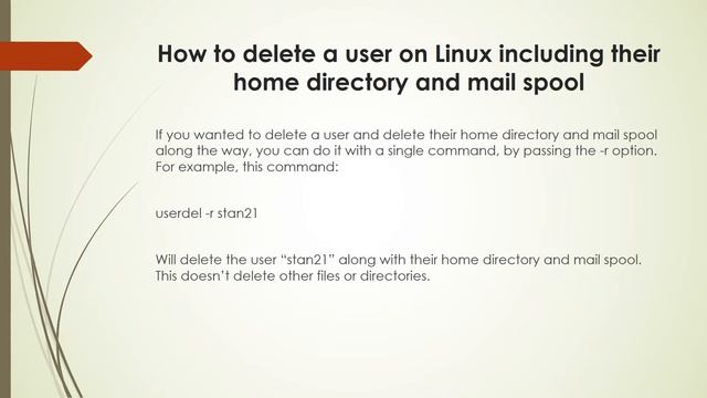 How to Remove a User in Linux смотреть онлайн