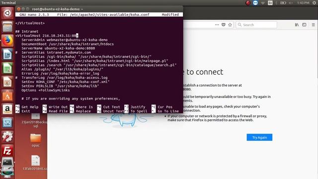 koha installation on Ubuntu & Debian server part2 смотреть онлайн