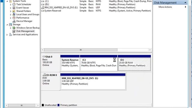 Extend Disk Space WinSrv 2012 R2 смотреть онлайн