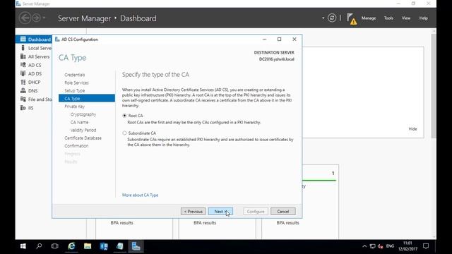 How to install Enterprise Root Certificate Authority in Windows Server 2016 смотреть онлайн