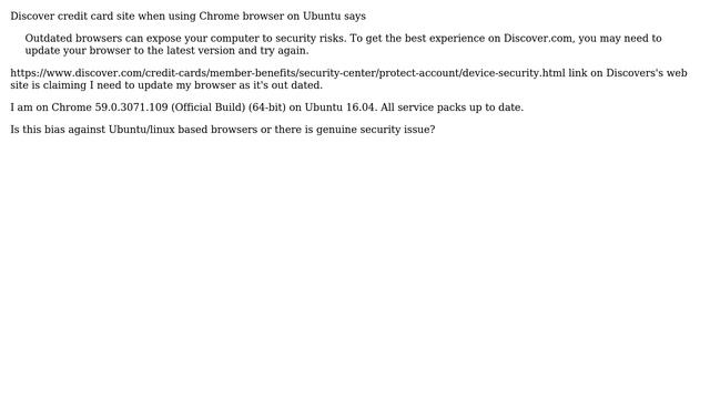 Ubuntu: Is chrome browser on Ubuntu less secure? смотреть онлайн