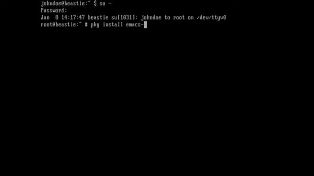 Installing Software on FreeBSD смотреть онлайн