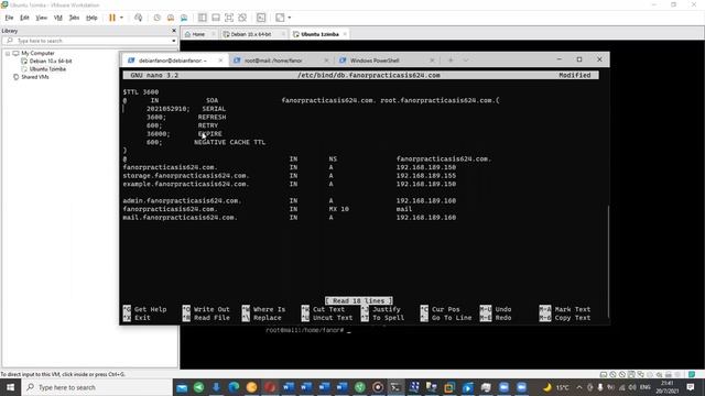 INSTALACION NGINX DEBIAN 10.7- CREACION DE ZONAS, COFINGURACION BIND 2021 смотреть онлайн
