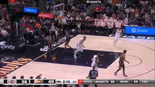Kawhi Leonard 32 pts 5 threes 8 rebs vs Hawks 22/23 season смотреть онлайн