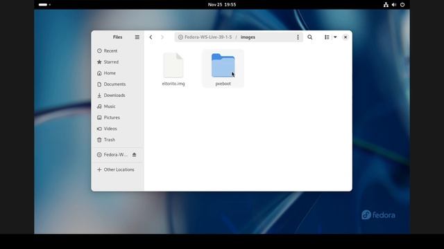 Short view of gnome based Fedora Workstation 39 смотреть онлайн