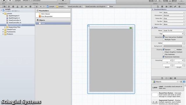04 02 Inspector Library of XIB in Xcode -iOS Xcode Tutorial Part 04 смотреть онлайн