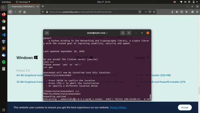 Install Anaconda Di Ubuntu 20.10 Gorylla смотреть онлайн