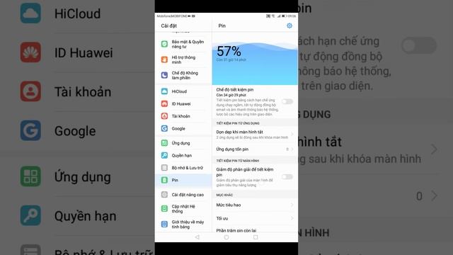 Bật tiết kiệm pin trên Huawei MediaPad T3 8 0 2017 смотреть онлайн