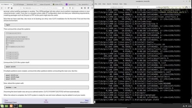 How to build CLFS on Mint 19.2. Part 24 - Transferring CLFS to a real i486 смотреть онлайн