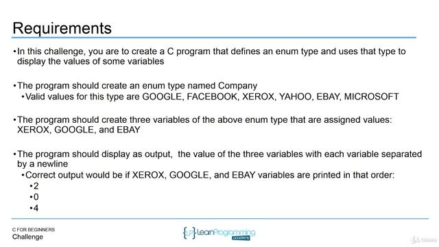Learn C Programming (Part 19) - Create and use an enum type | FHD [NO ADS] смотреть онлайн