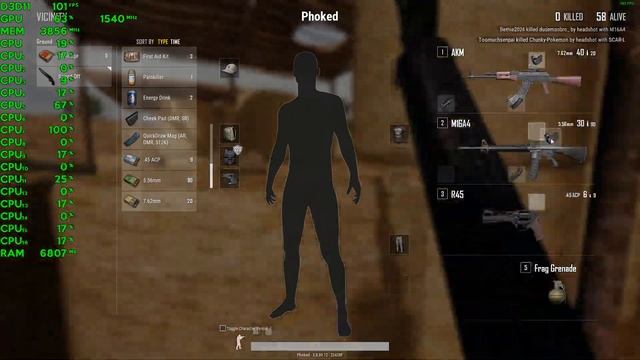 PUBG - Ryzen 7 1700 3.9ghz 2933mhz CL14 GTX 980 Ti OC 1080p Mixed Settings смотреть онлайн