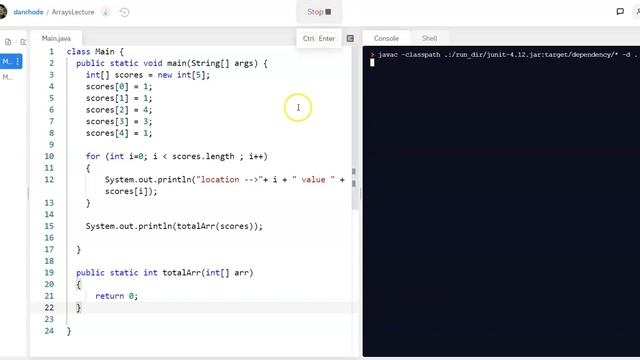 Thursdays Lecture on Arrays смотреть онлайн