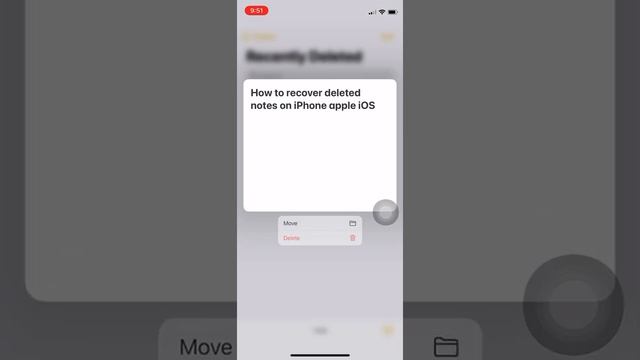 How to recover deleted notes on iPhone apple iOS | смотреть онлайн