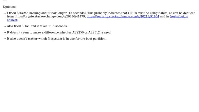 GRUB takes too long to unlock the encrypted boot partition смотреть онлайн