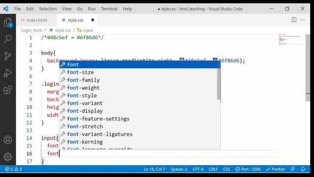 Awesome and Interactive login with HTML & CSS ONLY | World of Code смотреть онлайн