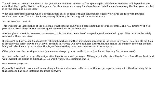 Unix & Linux: How to free space on a completely full volume? (5 Solutions!!) смотреть онлайн