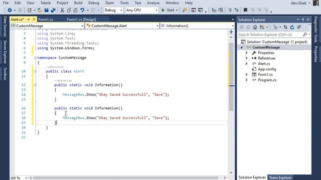 Create Custom MessageBox c# code смотреть онлайн