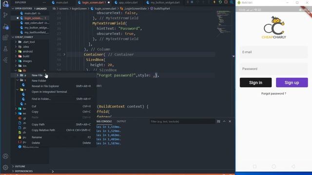 Flutter Ecommerce App | Login Screen | Lecture 1 смотреть онлайн