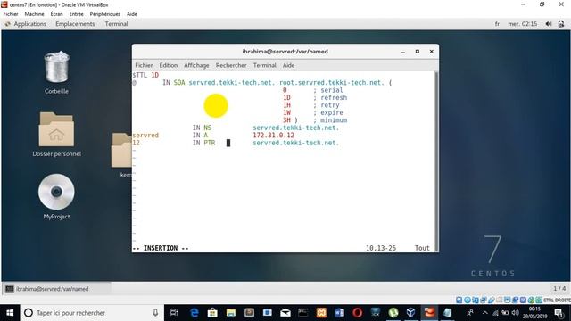 Mise en place D'un serveur DNS sur Centos смотреть онлайн