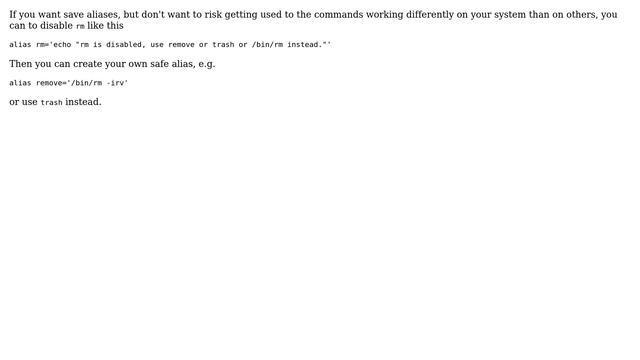 Best practices to alias the rm command and make it safer (5 Solutions!!) смотреть онлайн