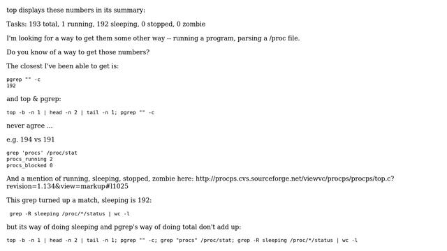 Unix & Linux: How to get the system task summary given by top without using top? (2 Solutions!!) смотреть онлайн