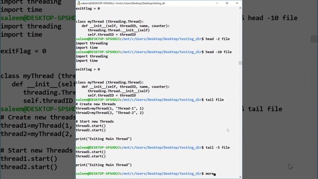 8. head, tail, more and less commands with its usage | Bash scripting | linux commands смотреть онлайн