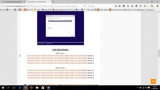 Cara Download & Install Windows 10 AIO (Home & Pro Edition) Final Full Version Official 2015 смотреть онлайн