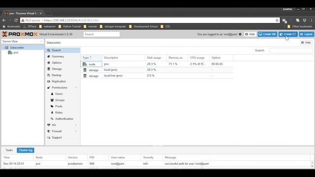 Instalasi CentOS pada Proxmox смотреть онлайн