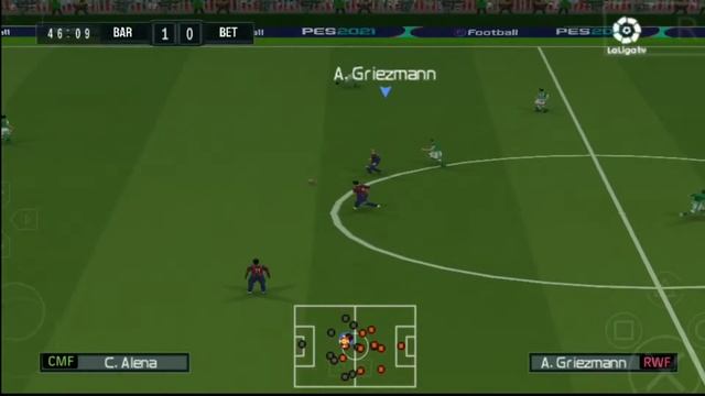 Winning Eleven Pes 2020/2021 - Barcelona Vs Real Betis/Laliga/ Gameplay Android смотреть онлайн